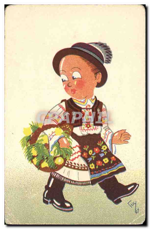 CPA Fantaisie Illustrateur Enfant