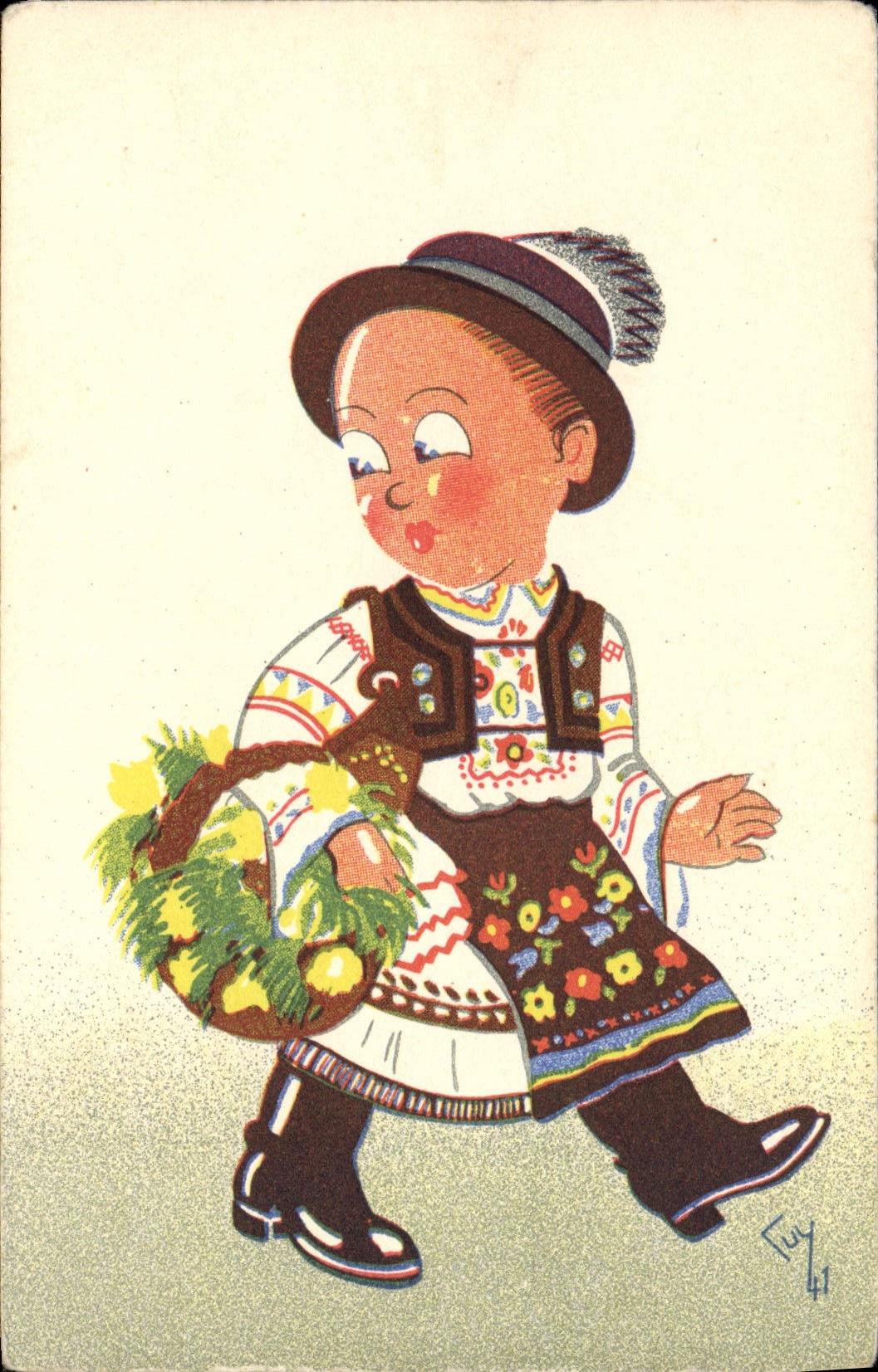 CPA Fantaisie Illustrateur Enfant