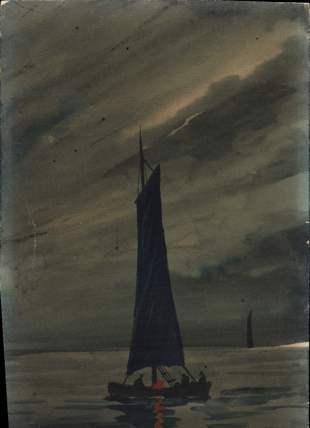 CPA Fantaisie Illustrateur Bateau