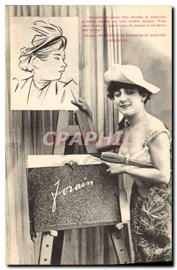CPA Fantaisie Illustrateur Femme 
