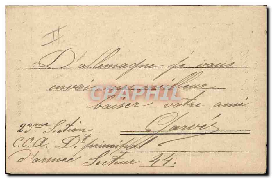CPA Militaria Saluts d'Allemagne Janvier Fevrier 1919 — Rückseite