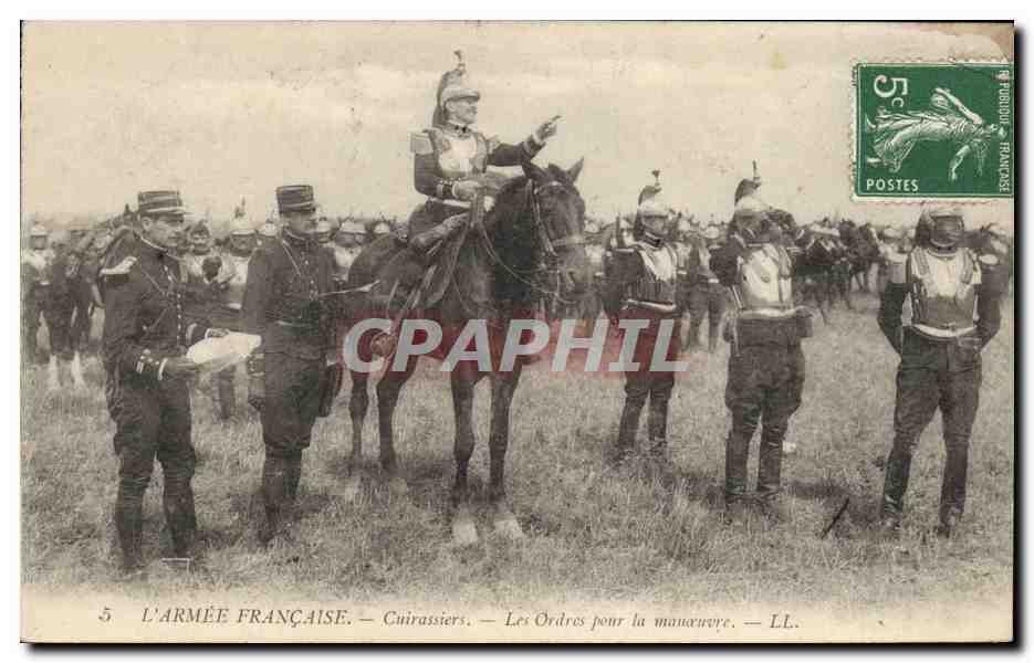 L'ARMÉE FRANÇAISE — Cuirassiers — Les Ordres pour la mauvEurope — LL.