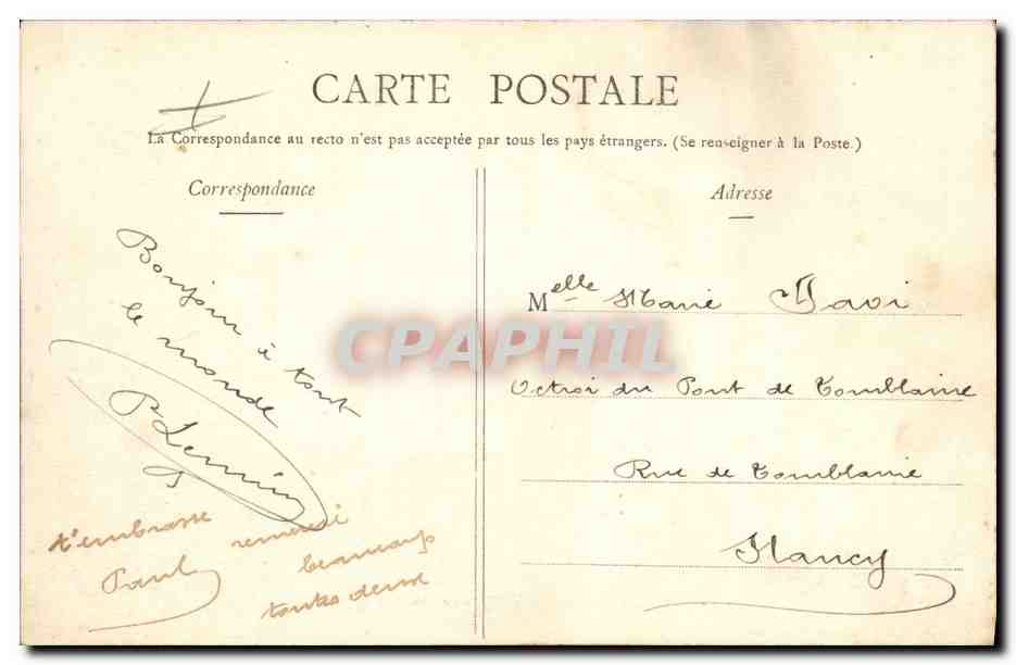 L'Artillerie au Camp de Mailly — La Critique après le Tir — Librairie Militaire Guérin, Mourmelon — Verso