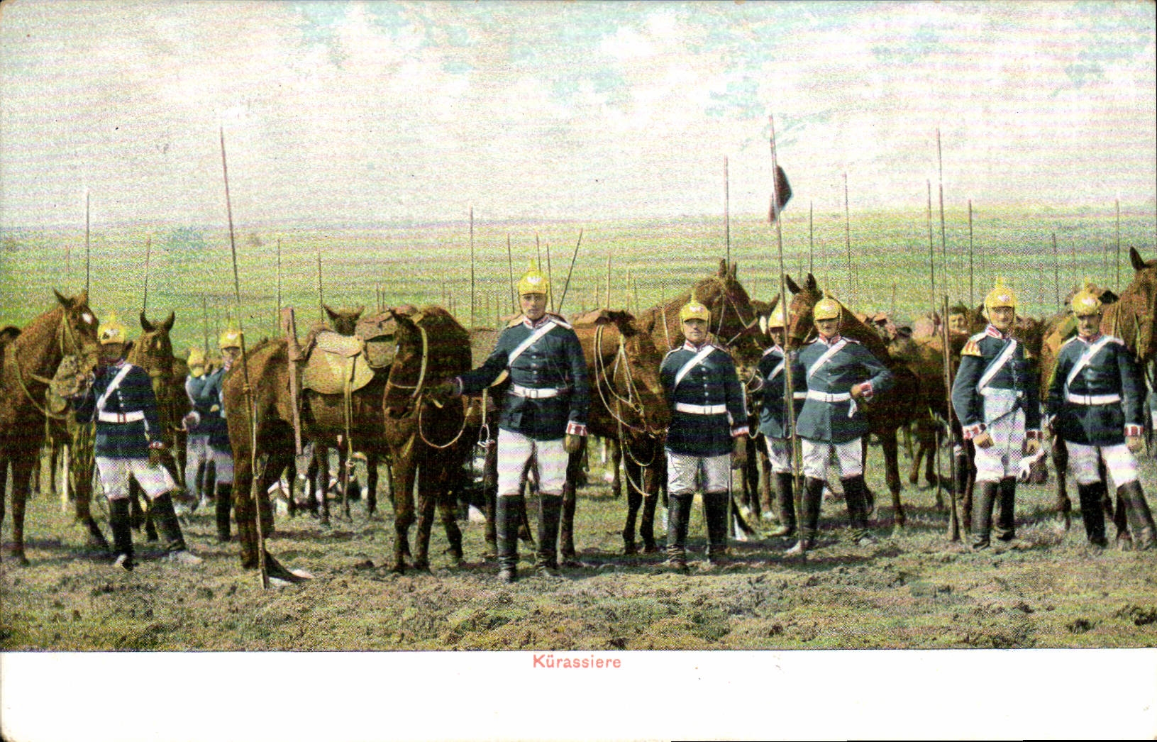 CPA Militaria Kurassiere