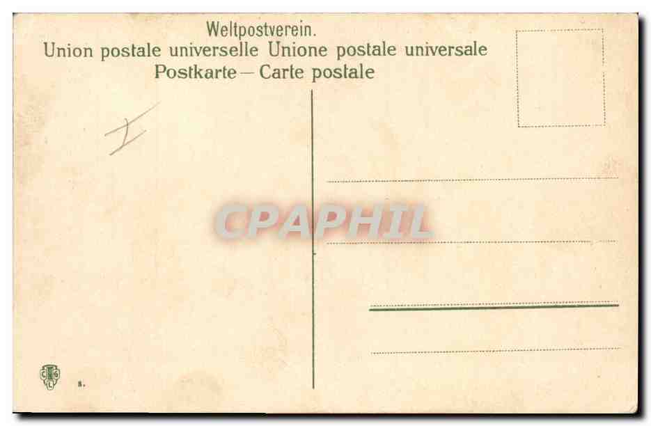 CPA Militaria Kurassiere — Verso