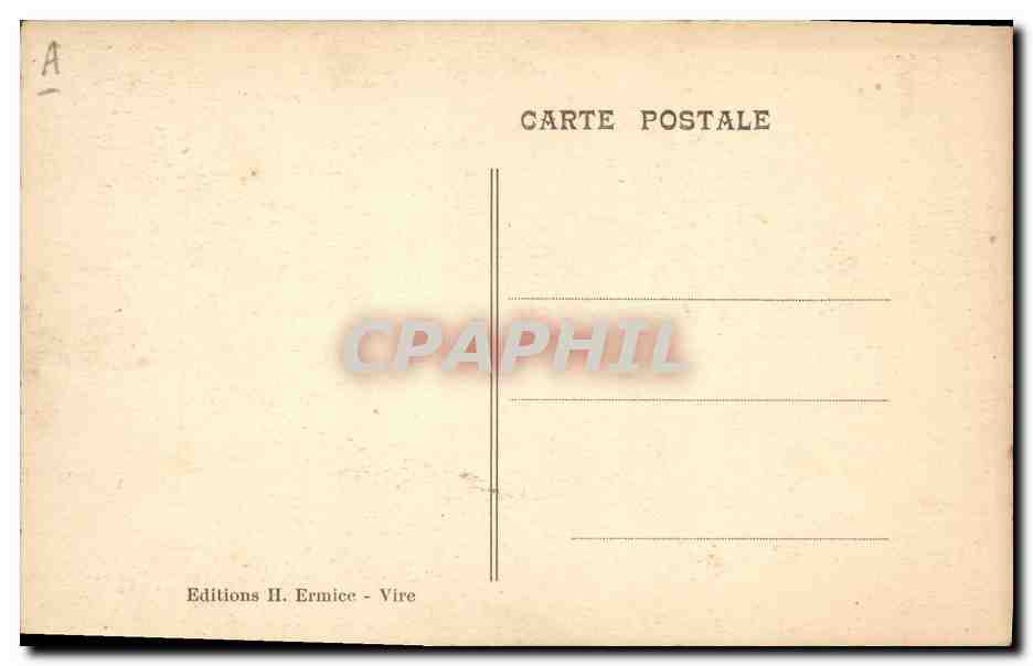 CPA Folklore Normandie Les ministres ane Mule — Rückseite