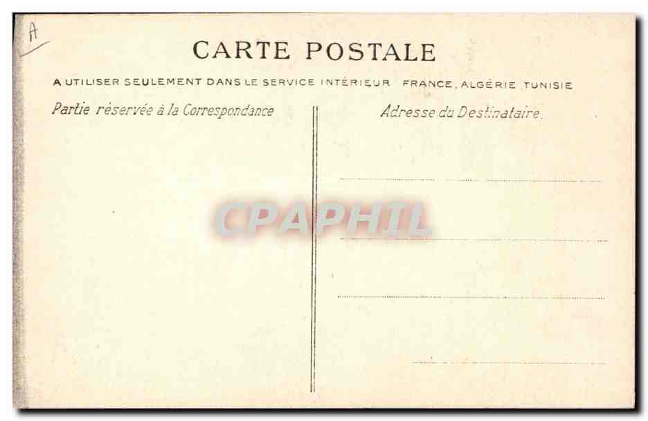 CPA Folklore Normandie Jeune fille allant au marche  — Verso
