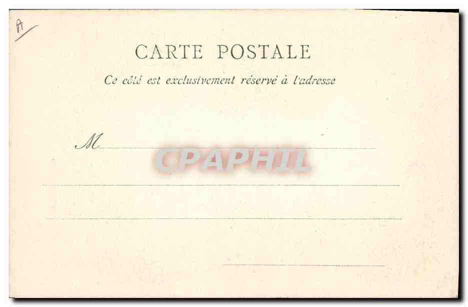 CPA Folklore Normandie La Bourgogne  — Verso