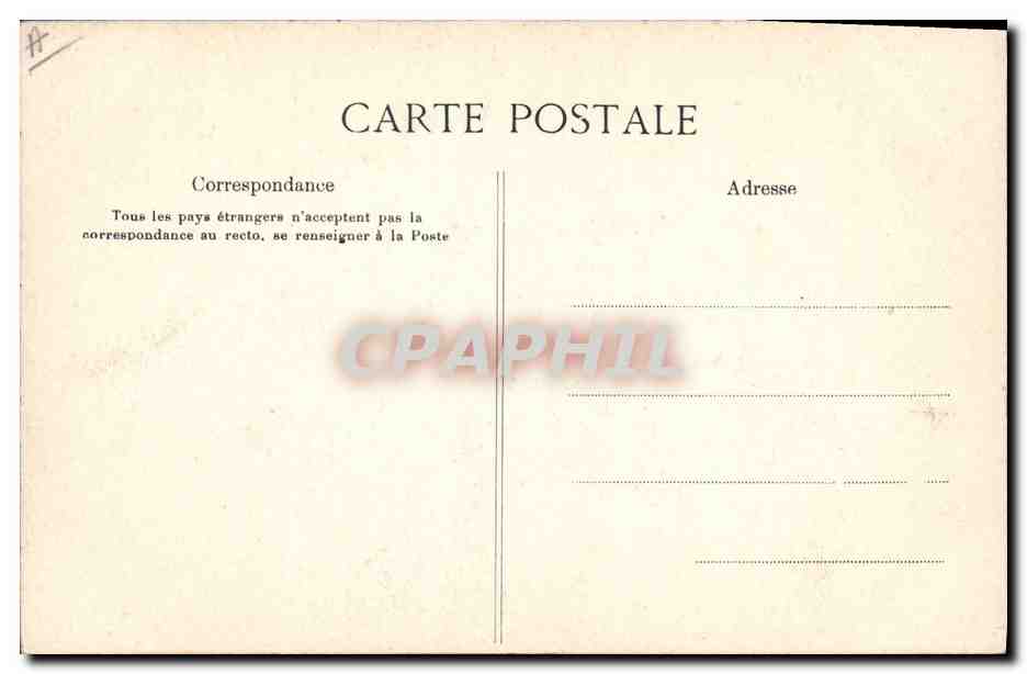 CPA Folklore Coiffes normandes — Verso