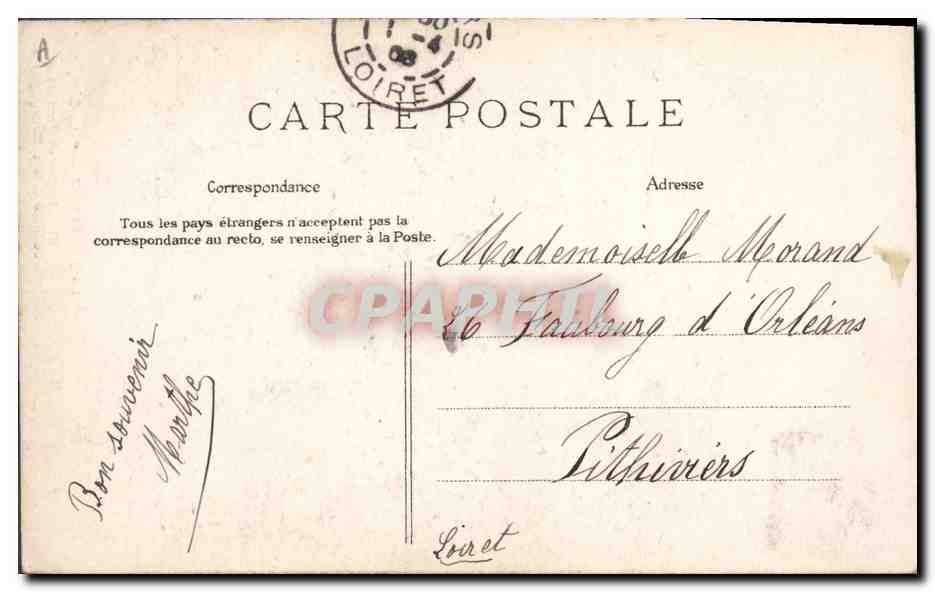 CPA Folklore Normandie Coiffure dite Bourgogne — Verso