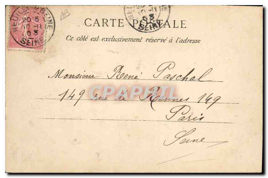 CPA Folklore Normandie  — Verso