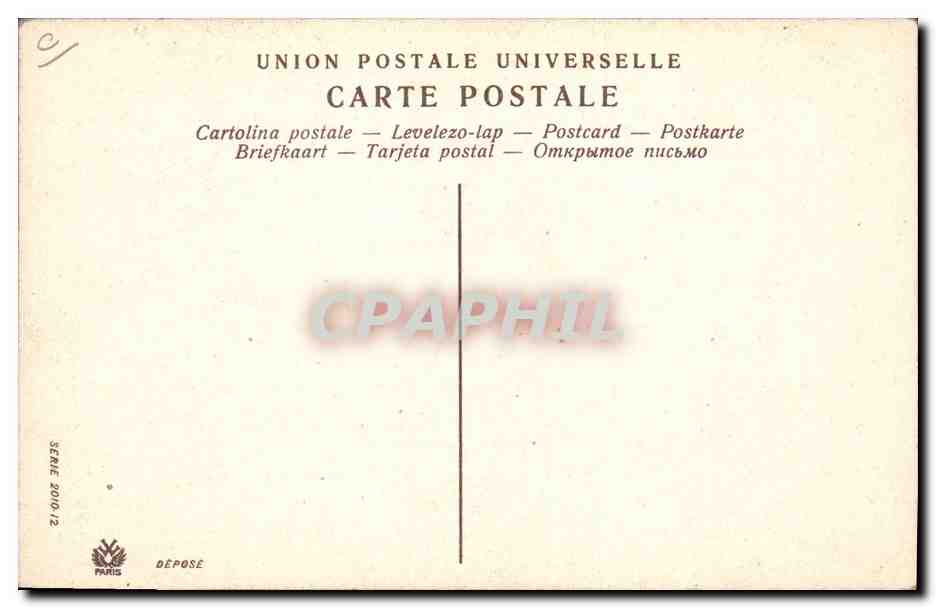 CPA Folklore Normandie Pays de Caux — Verso