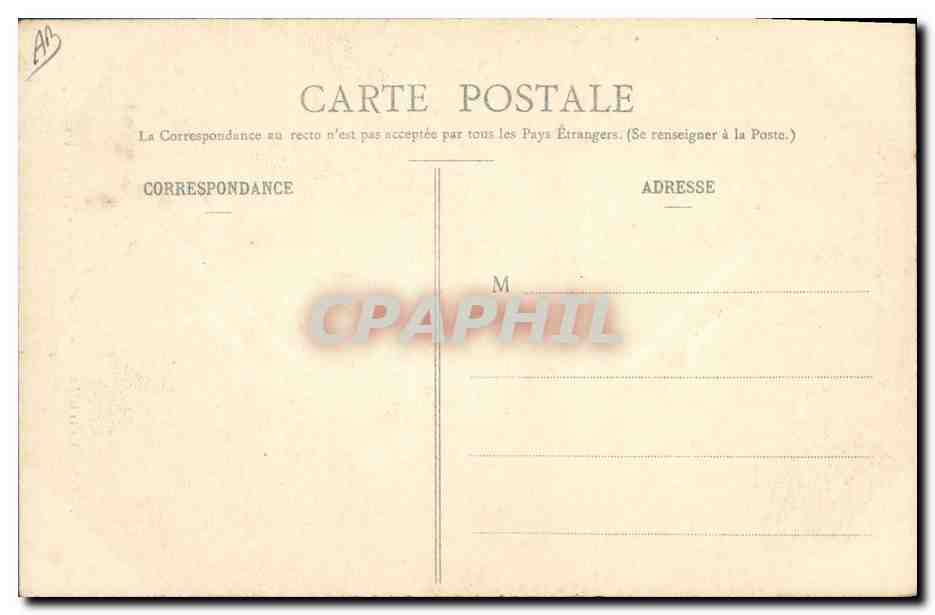 CPA Folklore Normandie Granville  — Verso