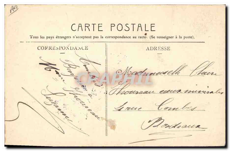 CPA Folklore Normandie Falaise Calvados  — Verso