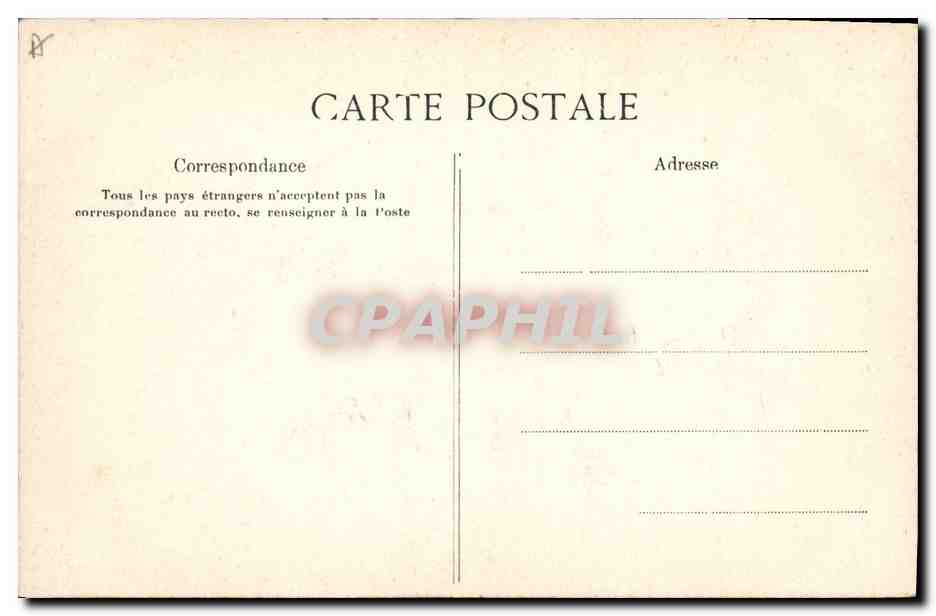 CPA Folklore Coiffes Normandes — Verso