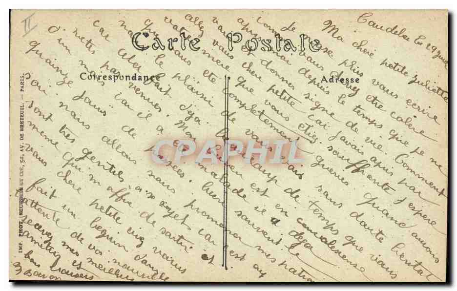 CPA Folklore Paysans Normands  — Verso
