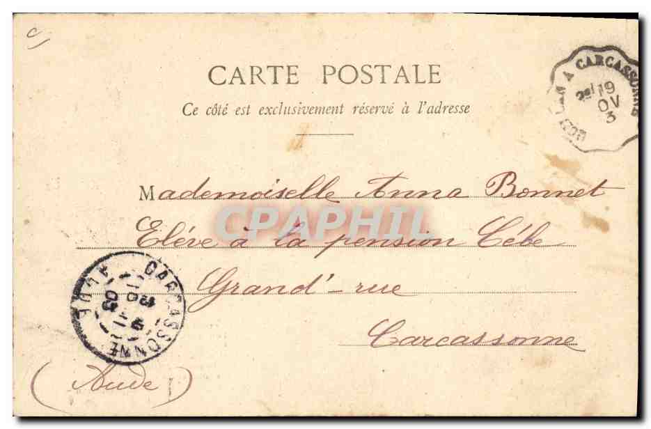 CPA Cartes Postales Bergeret Enfant  — Rückseite