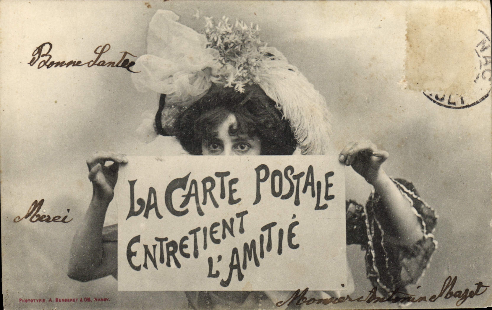 CPA Cartes Postales La carte postale entretient l'amitie