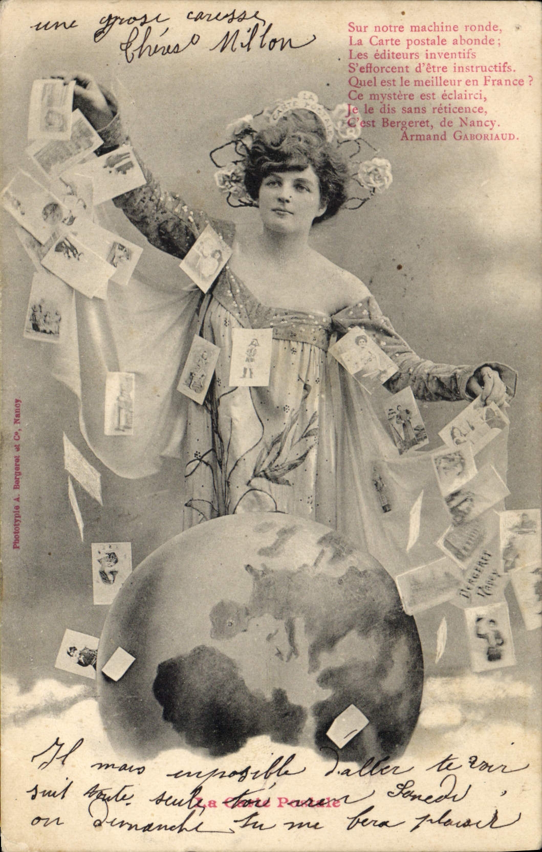 Une grosse caresse — Chérie Millon — Phototypie A. Berquet & Cie, Nancy