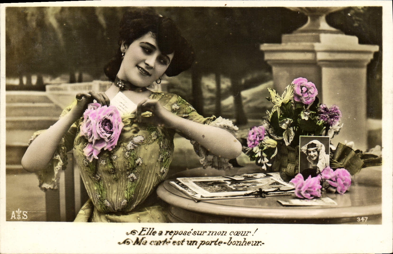 Donna con rosa — testo sentimentale — editore A&S n°347