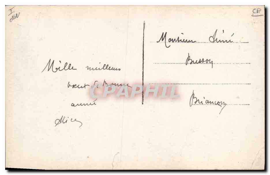 CPA Cartes Postales Enfant — Rückseite