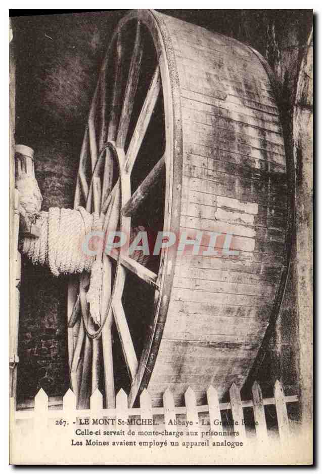 CPA Moulin a eau Le Mont Saint Michel Abbaye 