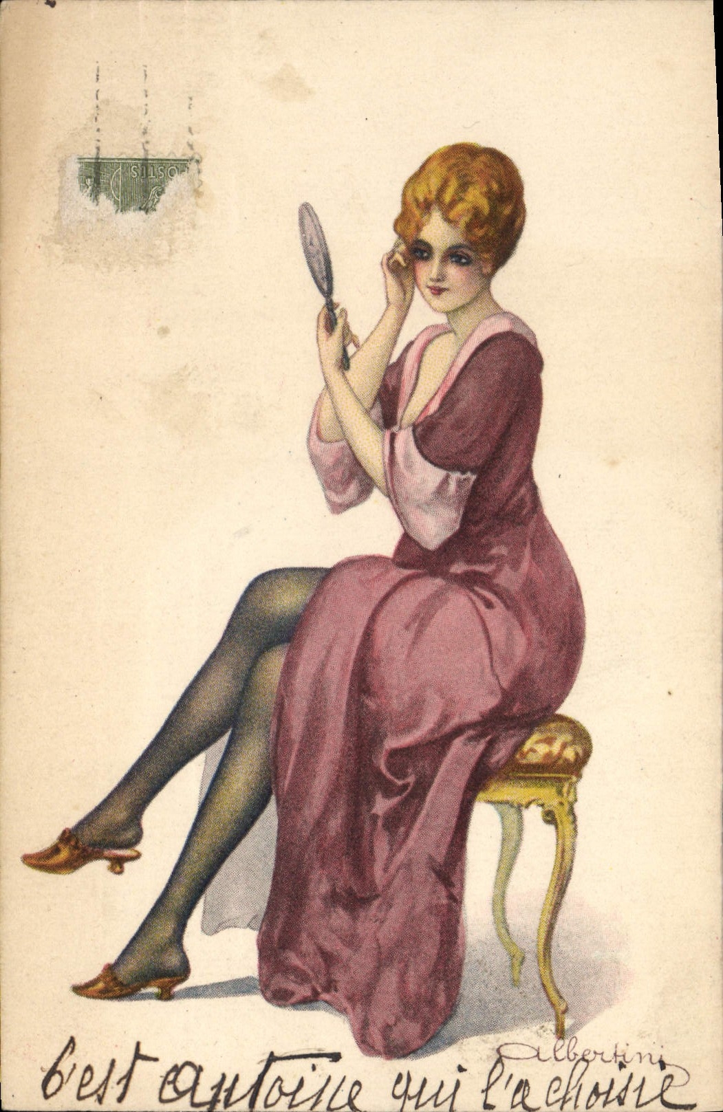 CPA Fantaisie Illustrateur Femme