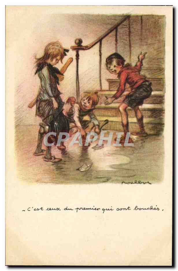 CPA Fantaisie Illustrateur Poulbot 