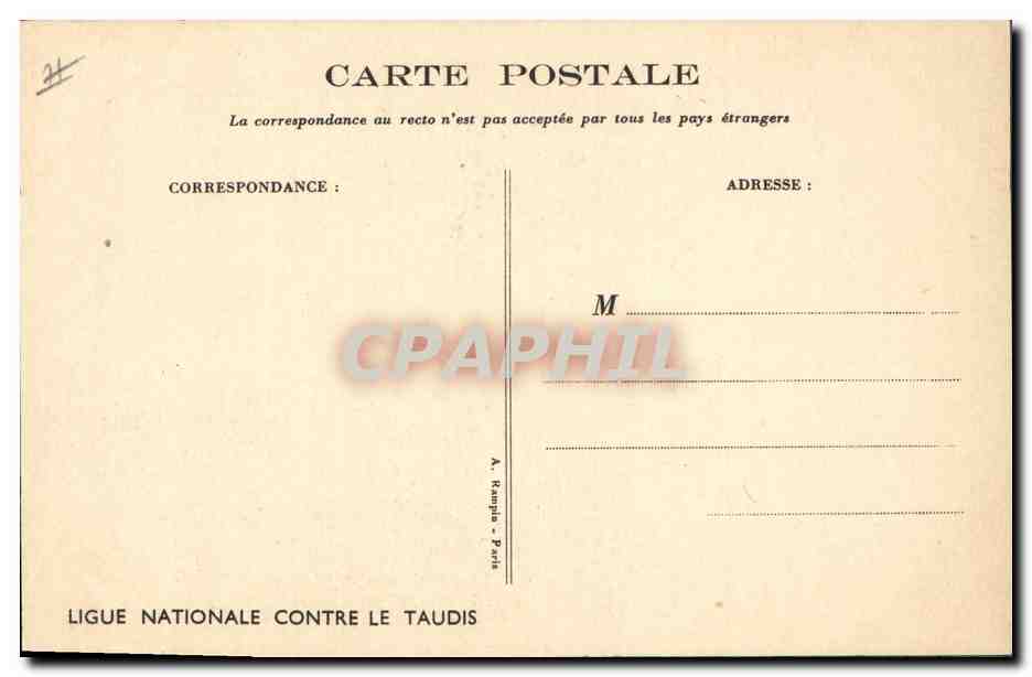 CPA Fantaisie Illustrateur Poulbot  — Verso
