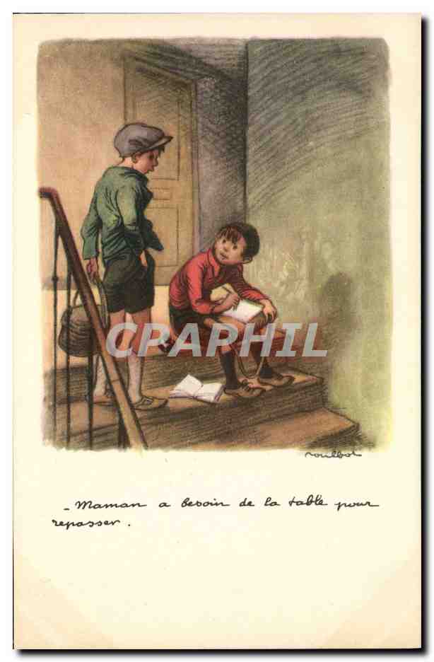 CPA Fantaisie Illustrateur Poulbot 