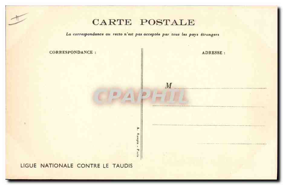 CPA Fantaisie Illustrateur Poulbot  — Verso