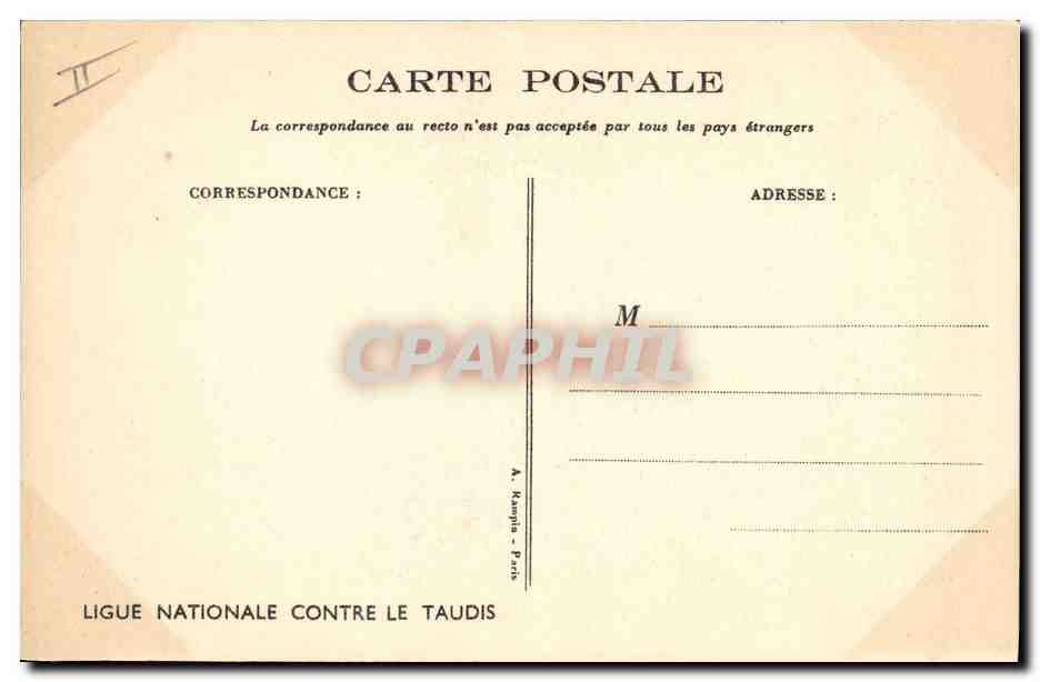 CPA Fantaisie Illustrateur Poulbot  — Verso