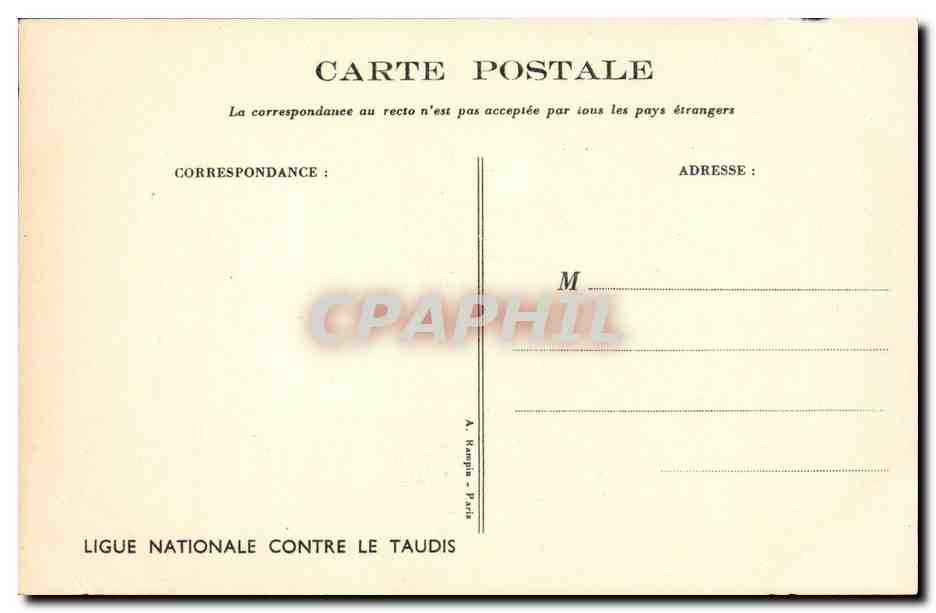 CPA Fantaisie Illustrateur Poulbot  — Verso