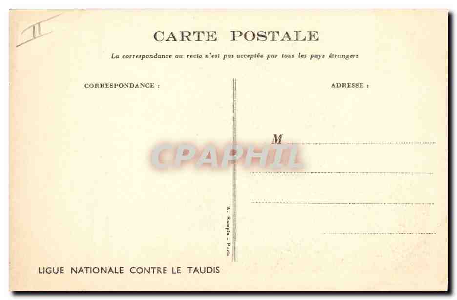 CPA Fantaisie Illustrateur Poulbot  — Verso