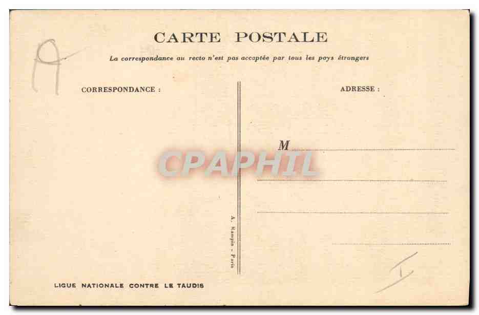 CPA Fantaisie Illustrateur Poulbot  — Verso
