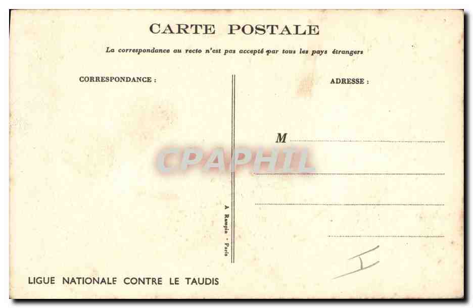 CPA Fantaisie Illustrateur Poulbot  — Verso