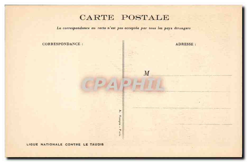 CPA Fantaisie Illustrateur Poulbot  — Verso