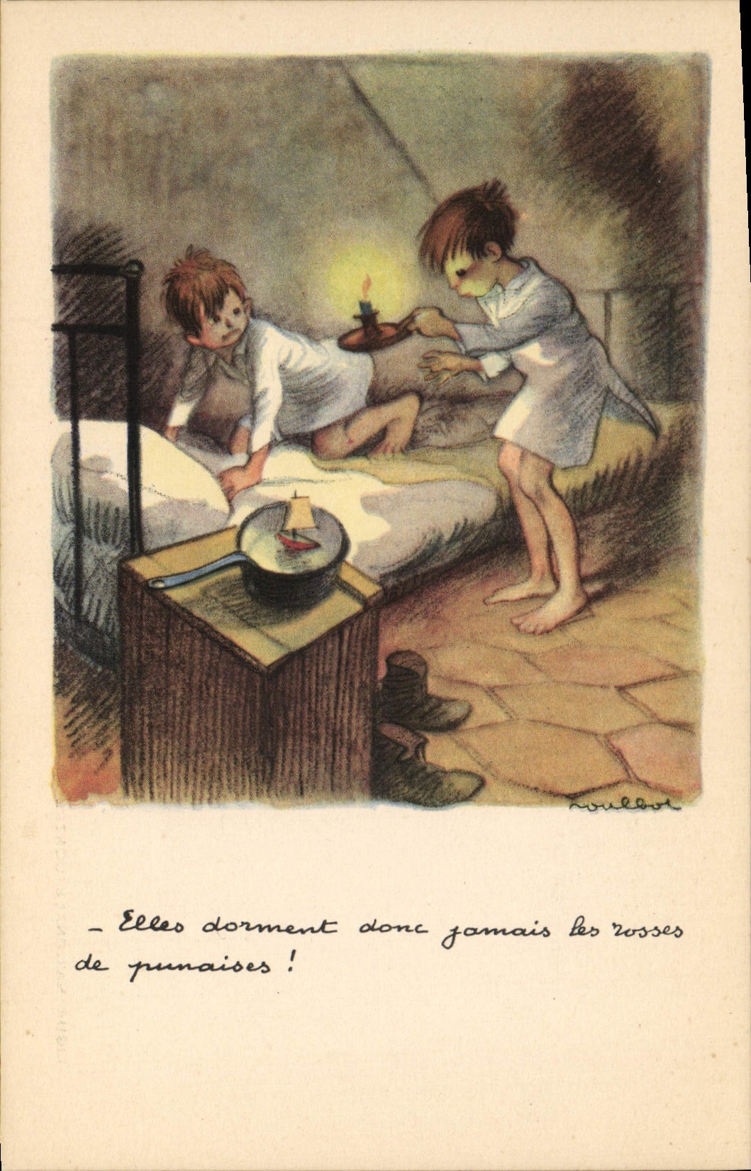 CPA Fantaisie Illustrateur Poulbot 