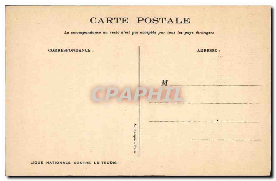 CPA Fantaisie Illustrateur Poulbot  — Verso
