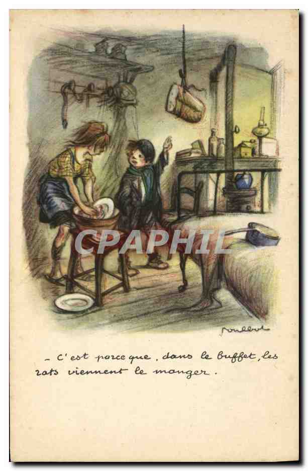 CPA Fantaisie Illustrateur Poulbot 