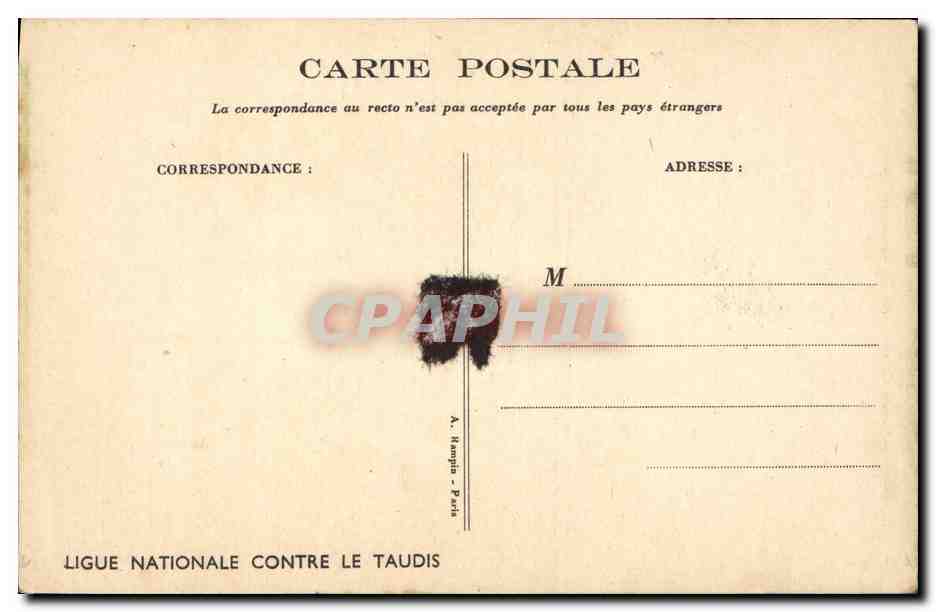 CPA Fantaisie Illustrateur Poulbot  — Verso