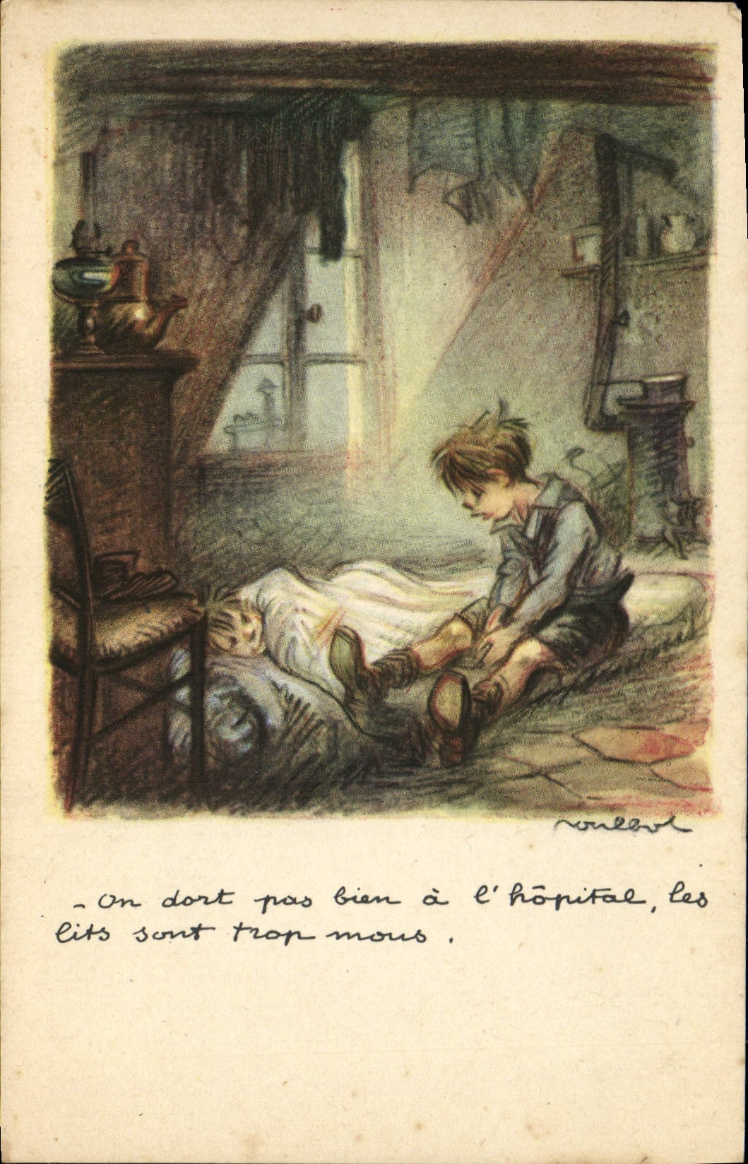 CPA Fantaisie Illustrateur Poulbot 