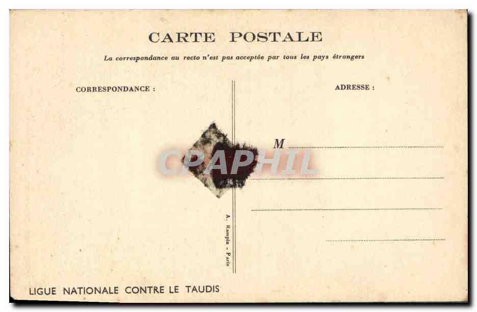 CPA Fantaisie Illustrateur Poulbot  — Verso