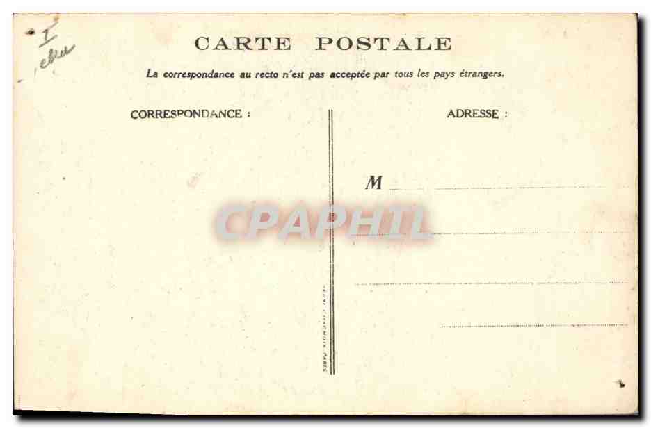 CPA Fantaisie Illustrateur Poulbot Victor Hugo La legende des siecles Le Crapaud Grenouille — Rückseite