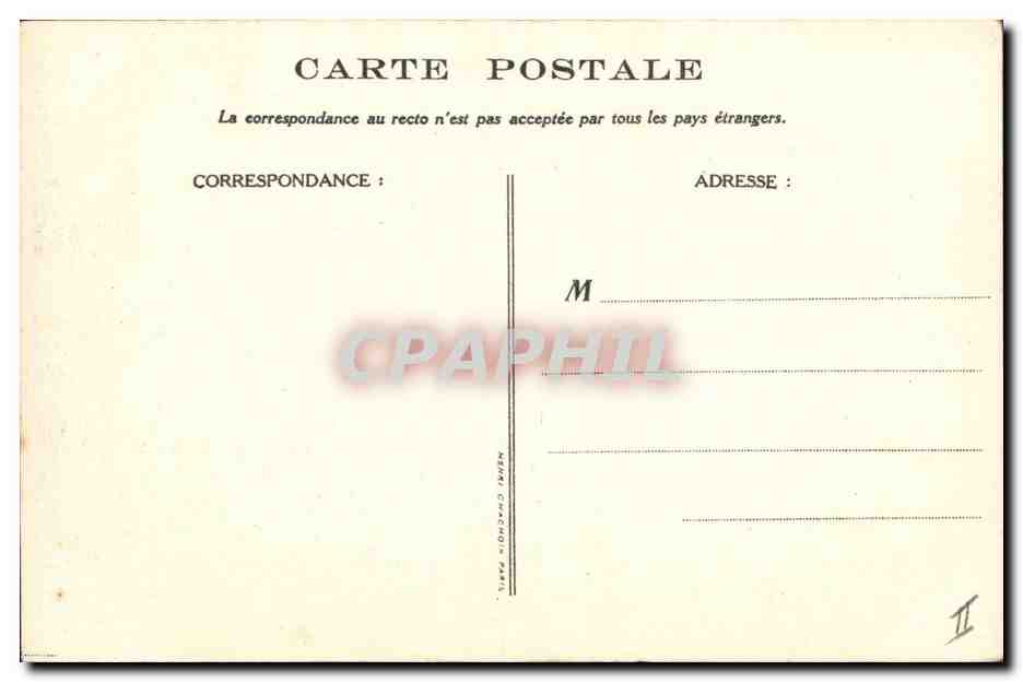 CPA Fantaisie Illustrateur Poulbot Victor Hugo Les Miserables La petite fille toute seule  — Verso