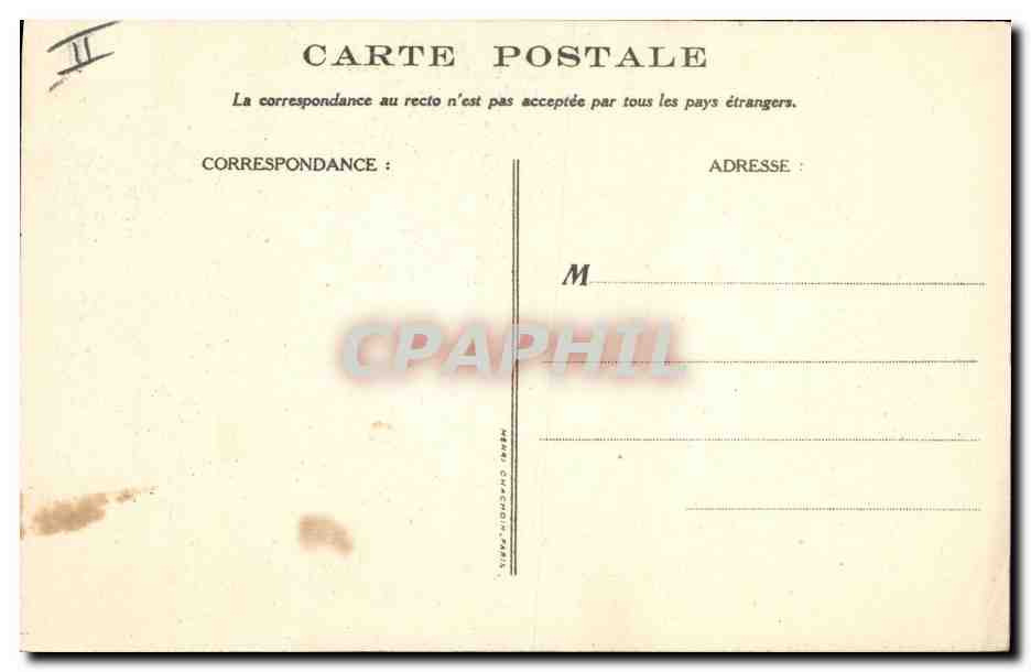 CPA Fantaisie Illustrateur Poulbot Victor Hugo Les Miserables La petite fille toute seule  — Verso