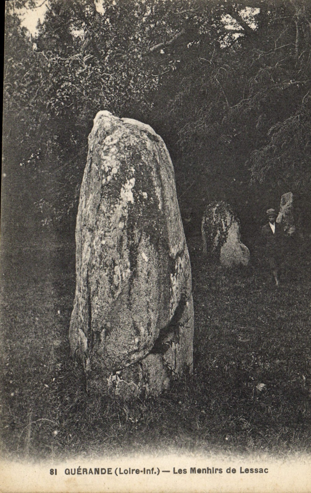 CPA Dolmen Menhir Guerande Les menhirs de Lessac
