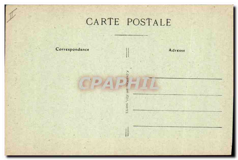 CPA Dolmen Menhir Guerande Les menhirs de Lessac — Verso