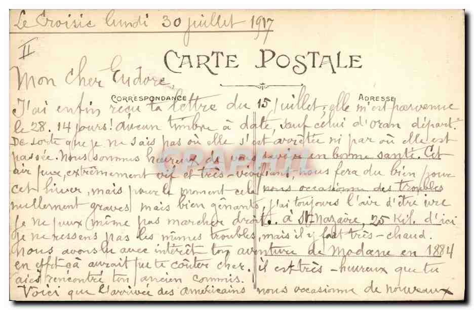 CPA Dolmen Menhir Guerande Menhir de Bissin Cote Ouest — Verso