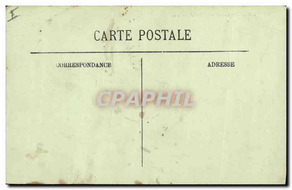 CPA Dolmen Menhir Env de Concarneau Presqu'ile de Cabellou — Rückseite